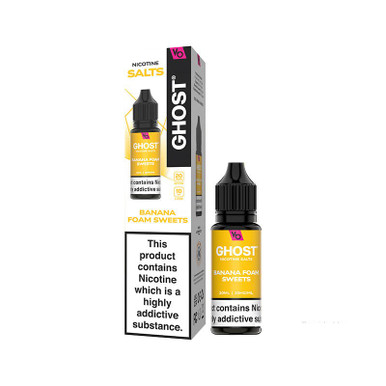 Vapes Bars Ghost Banana Foam Sweets 10mg — buy online at VapeCity UK