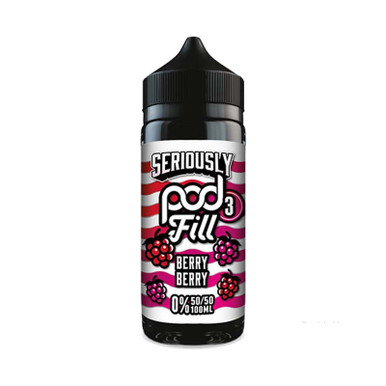 Doozy Seriously Pod Fill 3 100ml Berry Berry 100ml — buy online at VapeCity UK