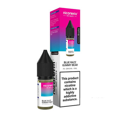 Nicorefill Blue Razz Gummy Bear 20mg — buy online at VapeCity UK