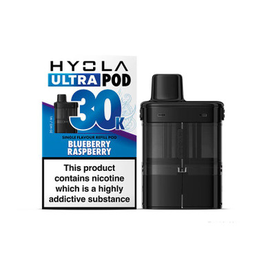 Hyola 30K Prefilled Pods Blueberry Raspberry 20mg — buy online at VapeCity UK