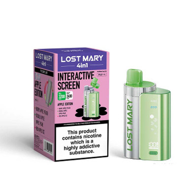 Lost Mary 4 in 1 Prefilled Pod Kit Apple Edition 20mg — buy online at VapeCity UK