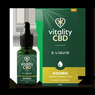 Vitality CBD Lemon Broad Spectrum E liquid 30ml