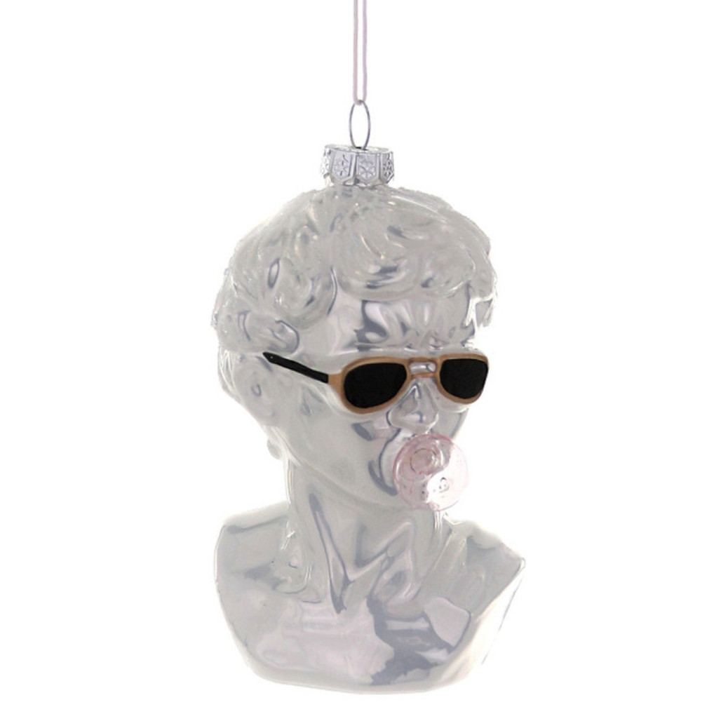 Cody Foster Glass David Blowing Bubble Ornament