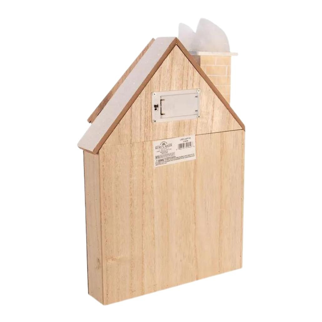 Battery-Operated Wooden LED Nativity Advent Calendar