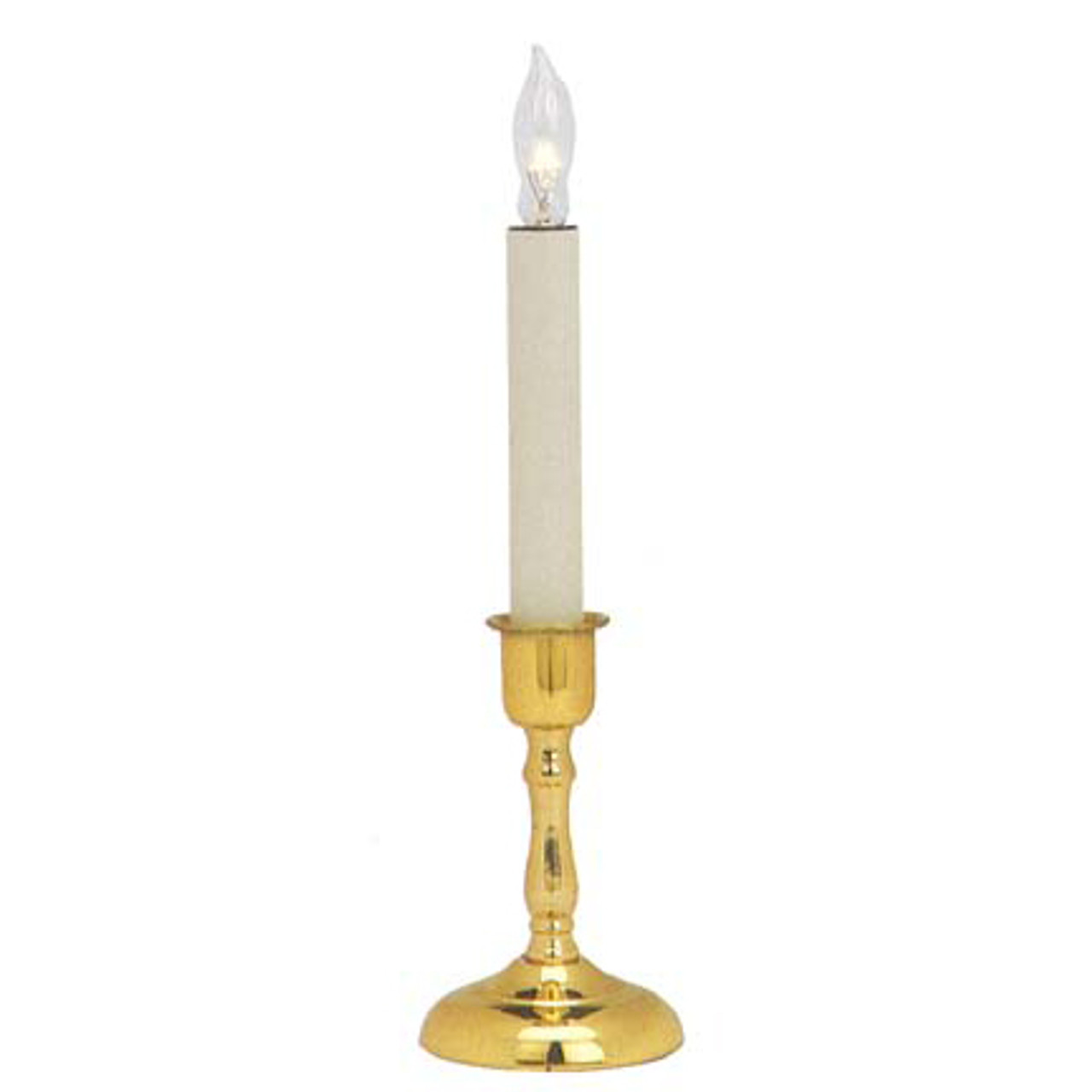 Chesapeake Natural Color Window Candle With Light Sensor 5 Inch