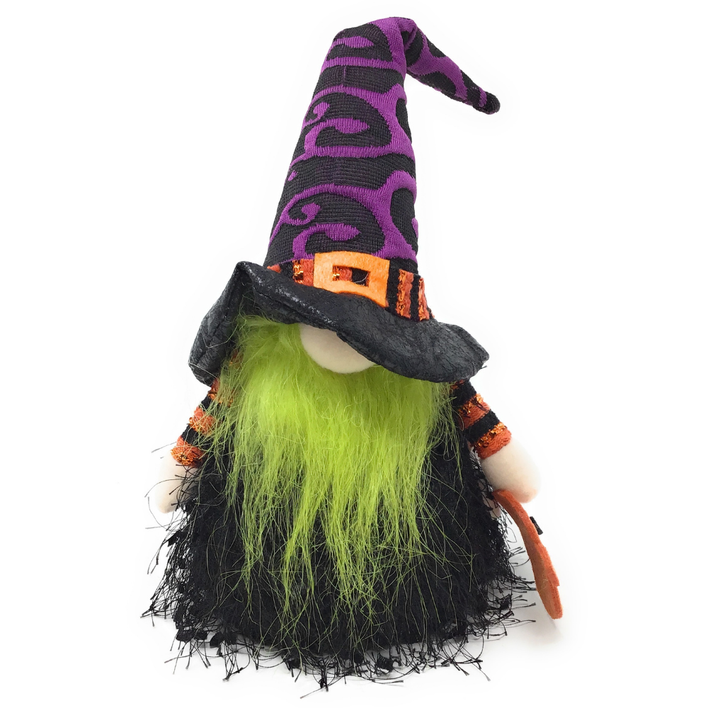 LED Gnome With A Pumpkin