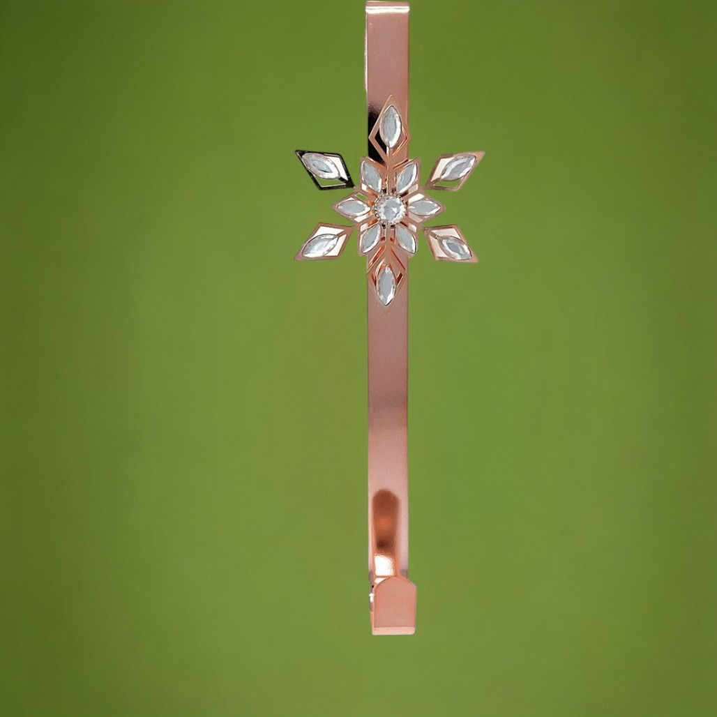 Copper Snowflake Wreath Hanger