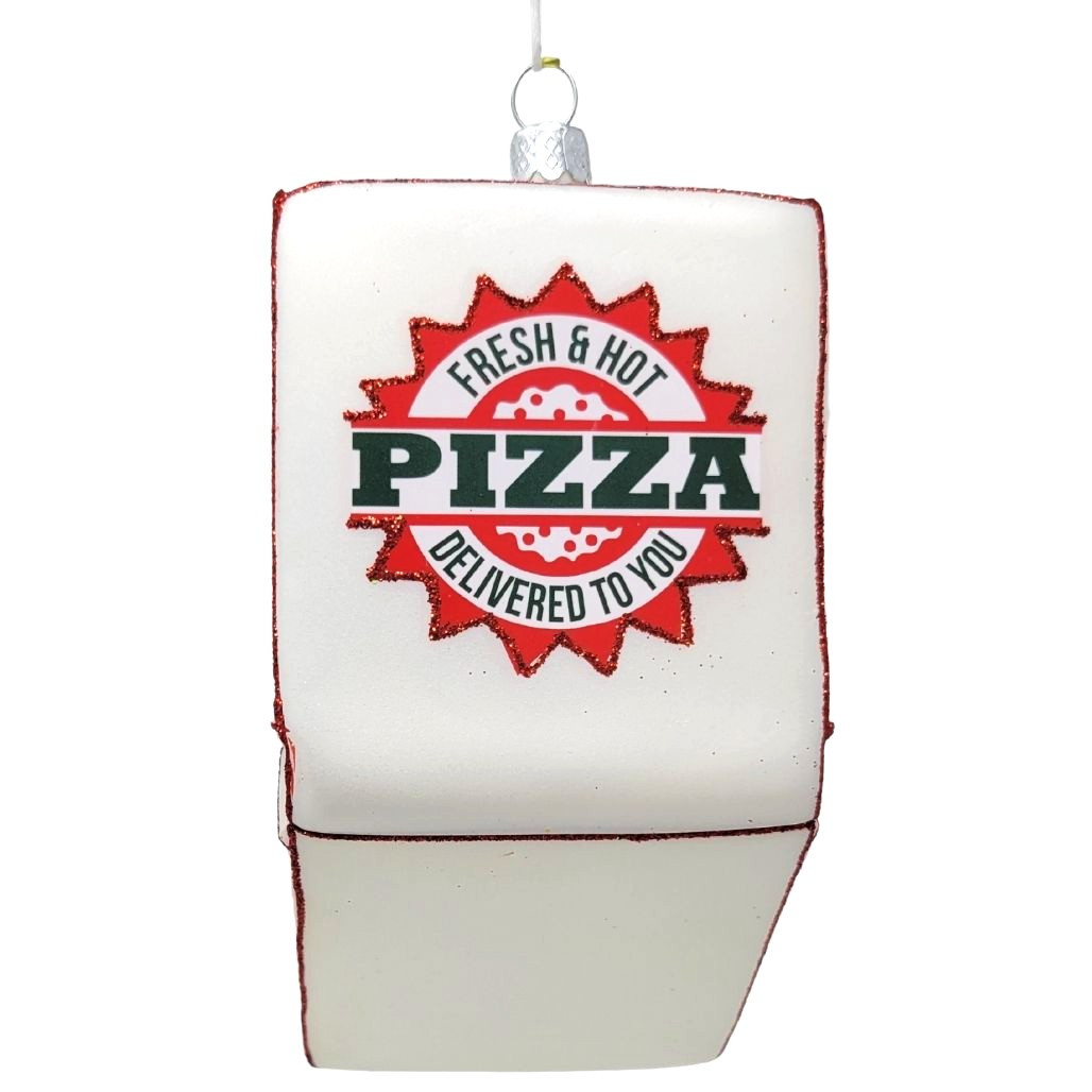 Cody Foster & Co - Take Out Pizza Glass Blown Ornament