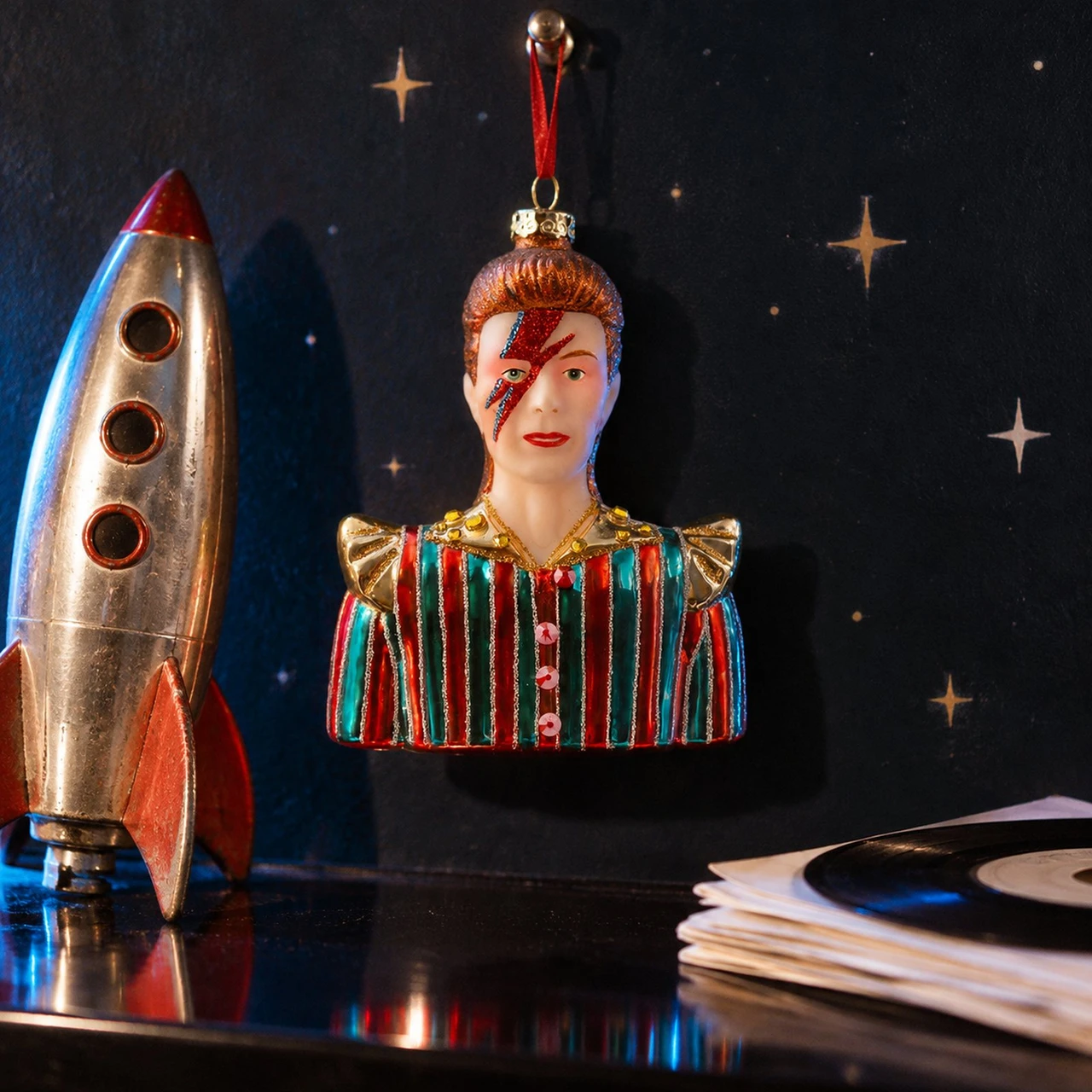 Cody Foster & Co - David Bowie Blown Glass Ornament