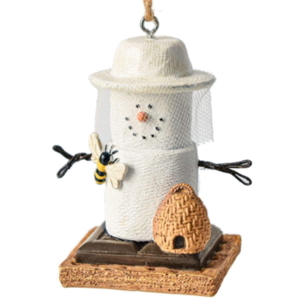 S'mores Beekeeper Christmas Tree Ornament