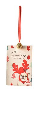 Santa's Little Helper Tag Ornament
