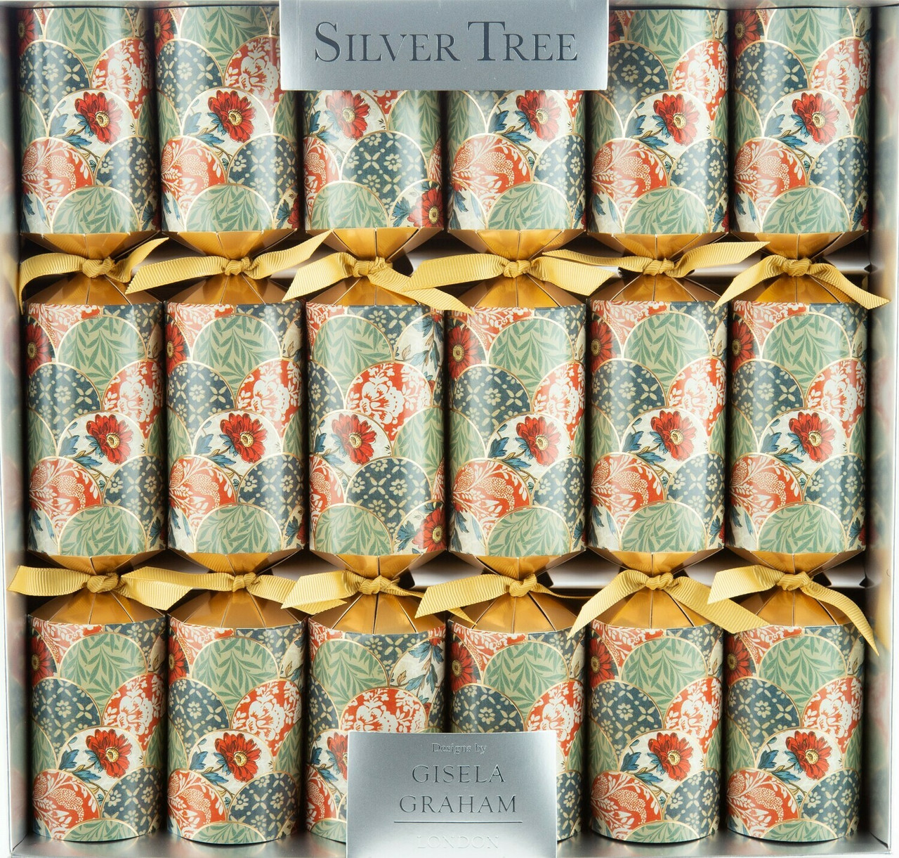Botanical Brocade Christmas Crackers