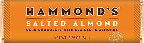Salted almonds with dark chocolate
