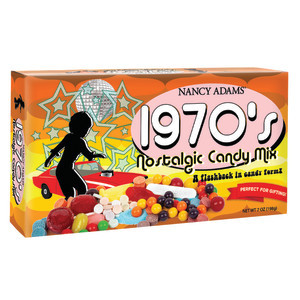 8.75 OZ Nancy Adams 1970's Decades Box Of Candy