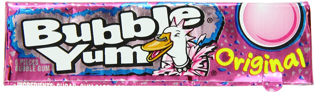 BUBBLE YUM Bubble Gum, Original