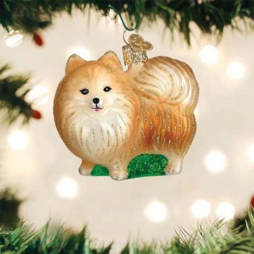 2.5" Standing Pomeranian Ornament
