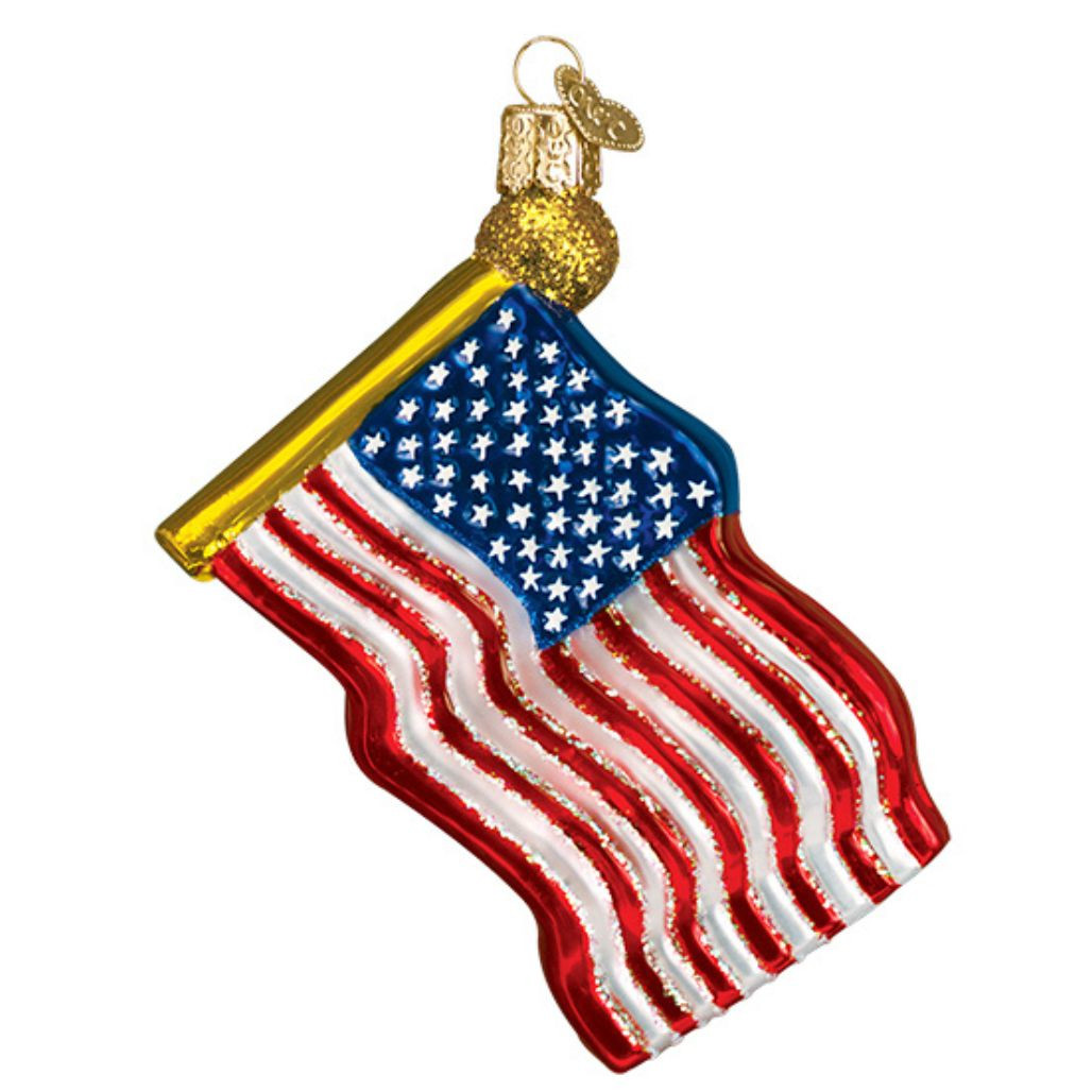 Old World Christmas - Star Spangled Banner Ornament