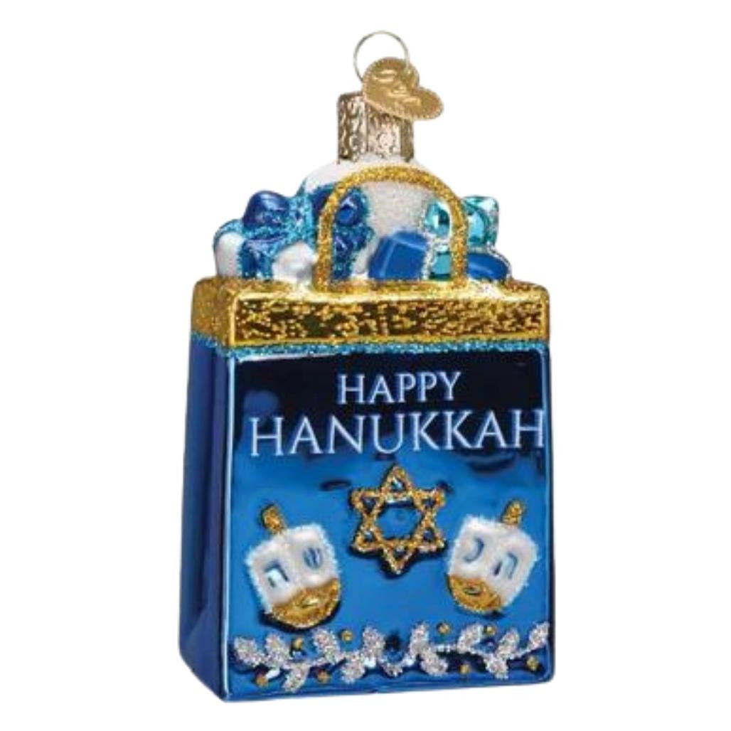 3.75" Happy Hanukkah Ornament
