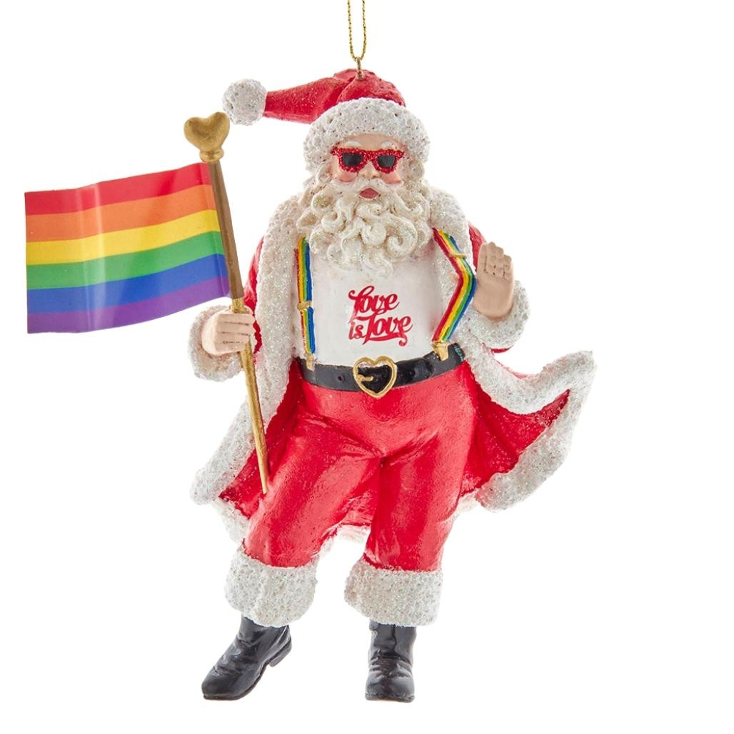 Pride Santa Ornament
