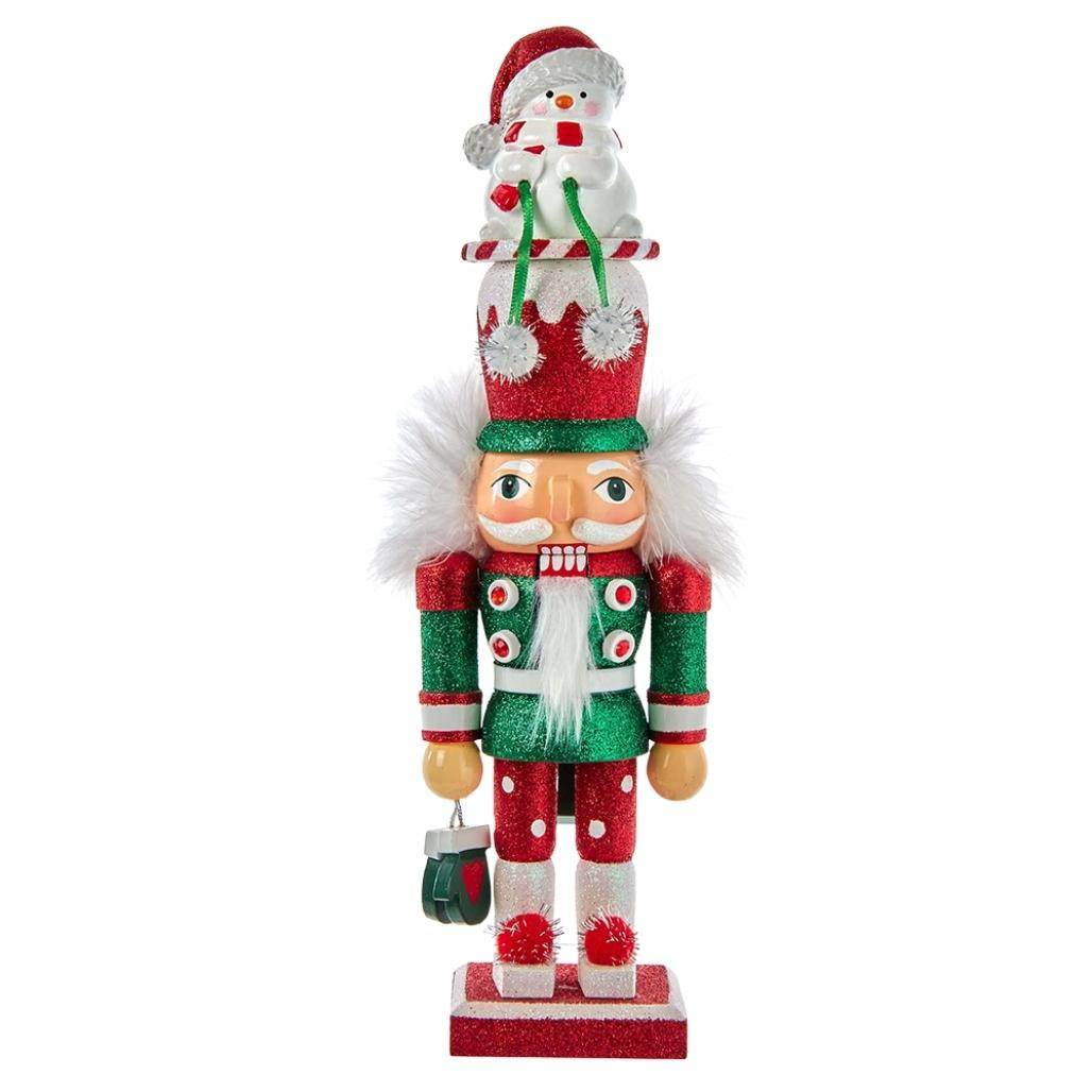 12" Hollywood Nutcrackers™ Snowman Hat Nutcrackers, 3 Assorted
