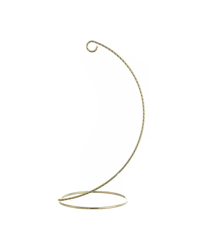 Twisted Metal Wire Hook Ornament Stand