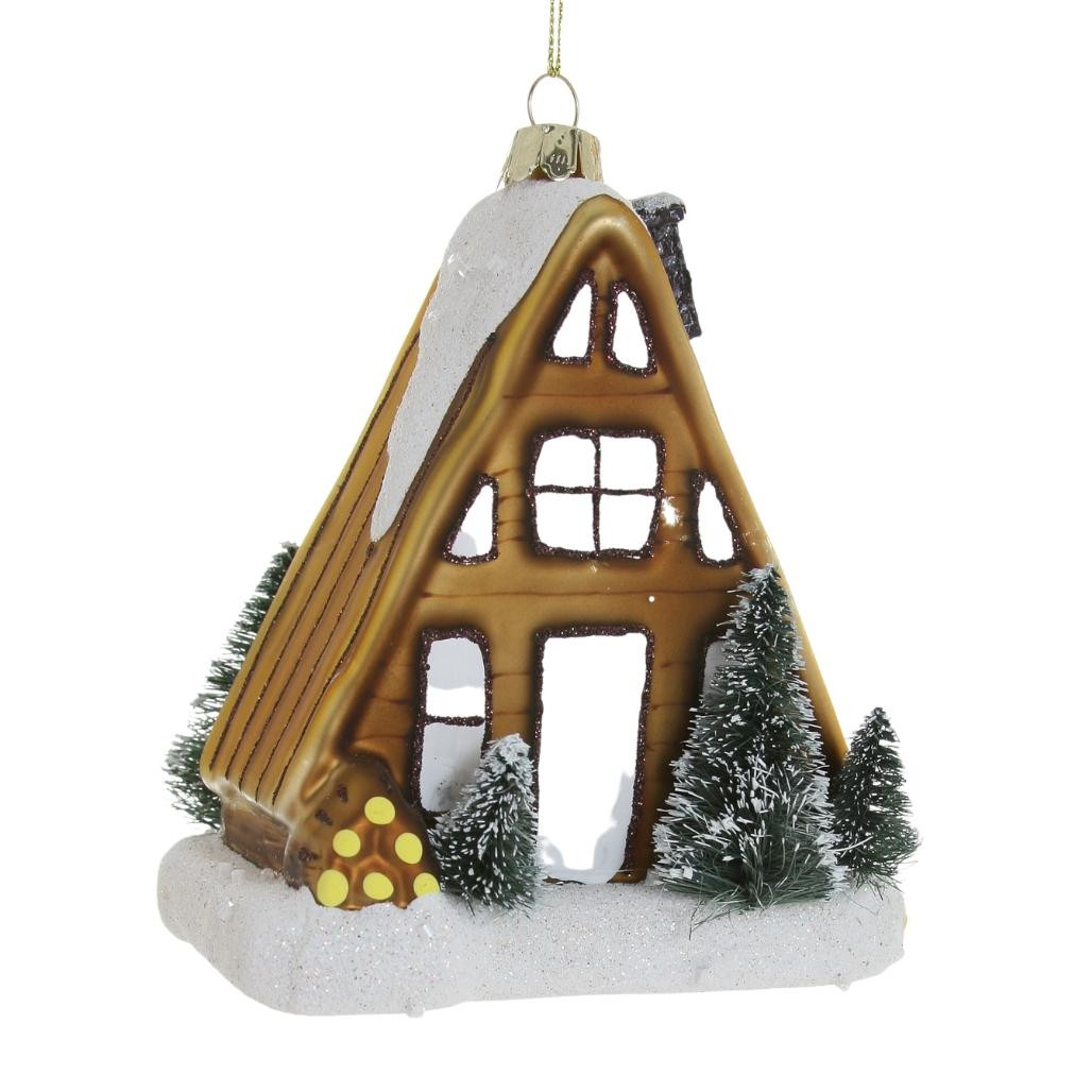Cody Foster - A-Frame House Glass Ornament
