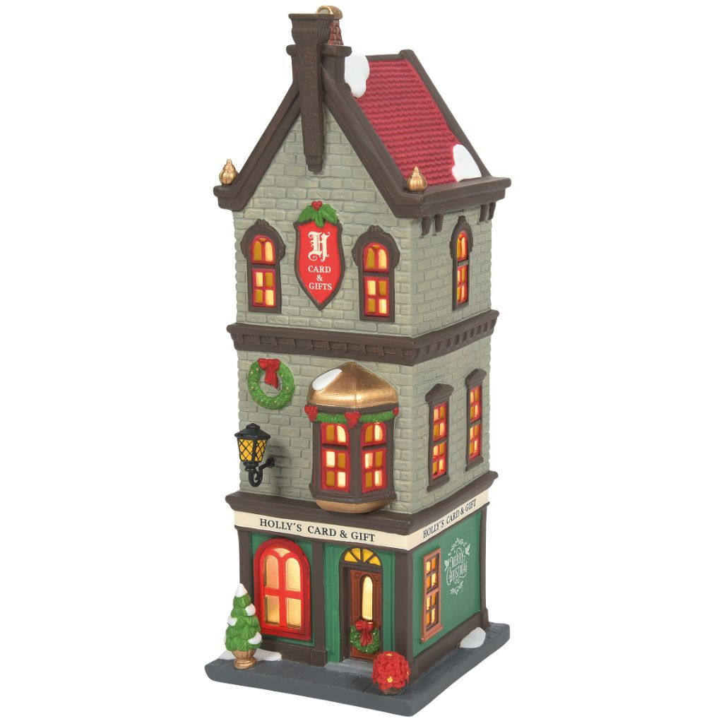 Department 56 - Christmas In The City - Holly's Card & Gift