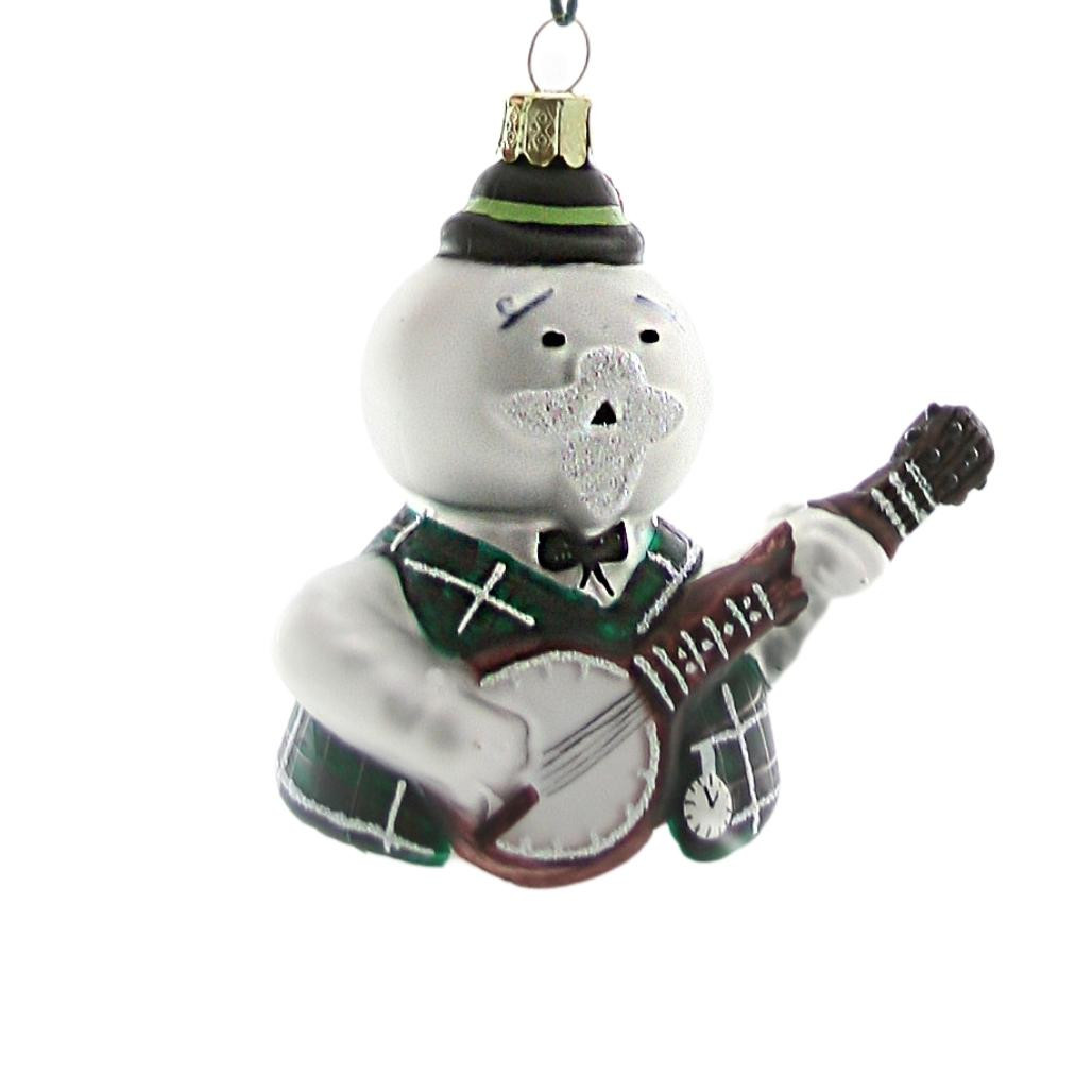 Cody Foster & Co - Sam The Snowman Blown Glass Ornament