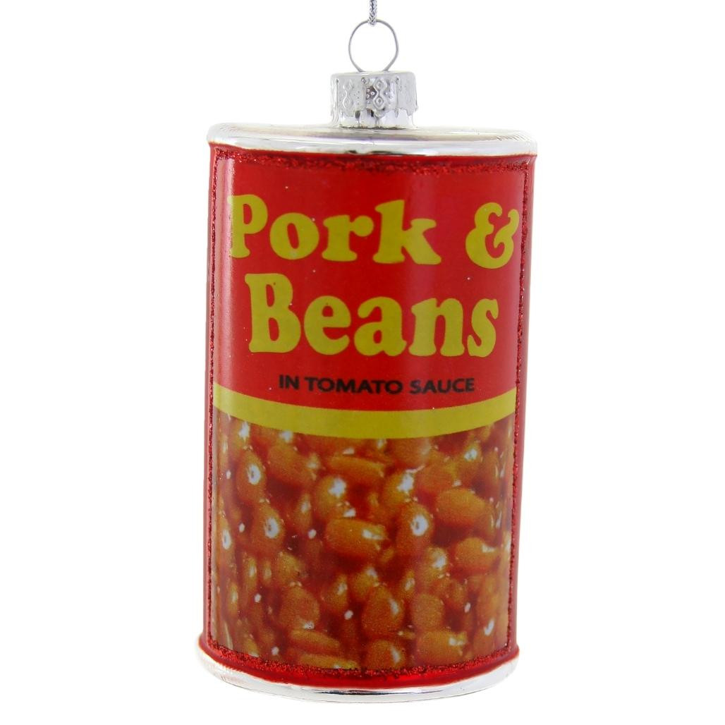 Cody Foster & Co - Pork And Beans Can Blown Glass Ornament
