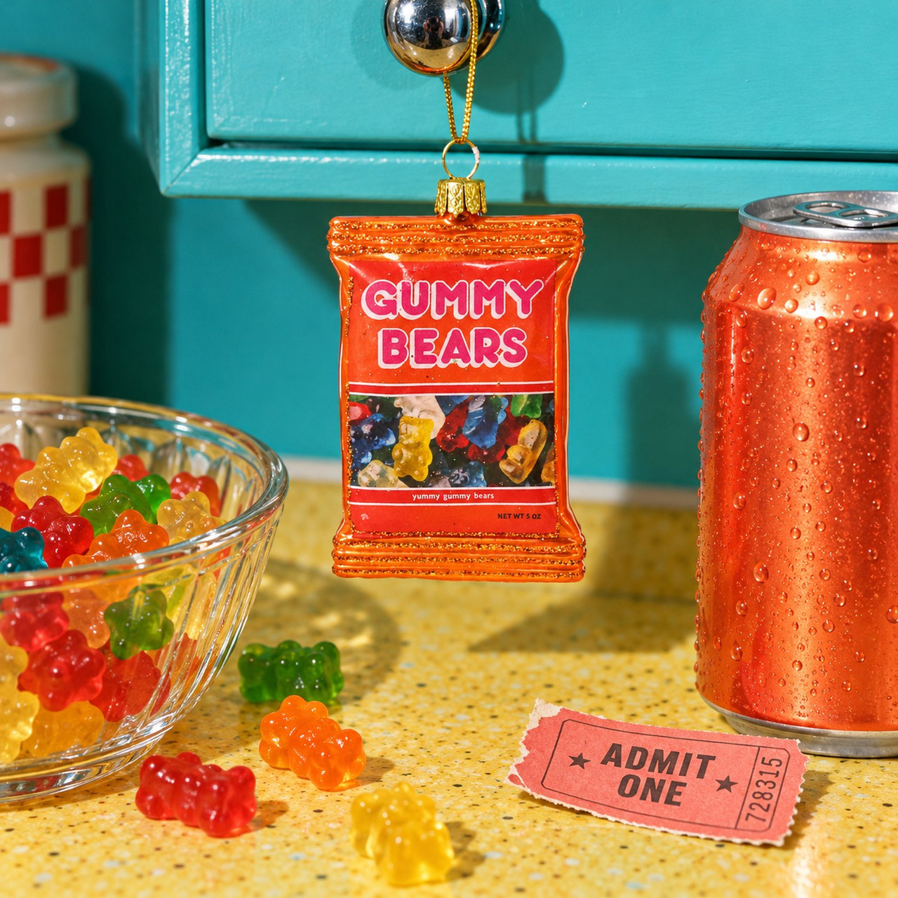 Cody Foster & Co - Gummy Bears Blown Glass Ornament