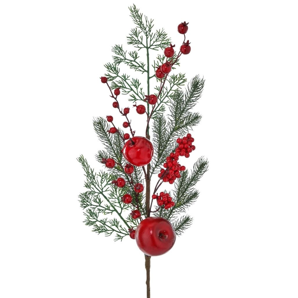 28" Apple Berry Cedar Spray