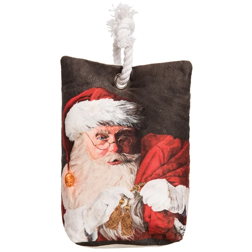 Santa Claus With Toys LED Door Stop