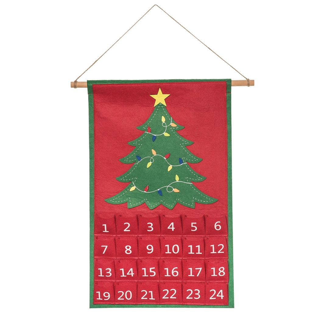 Advent Calendar Felt Christmas Tree