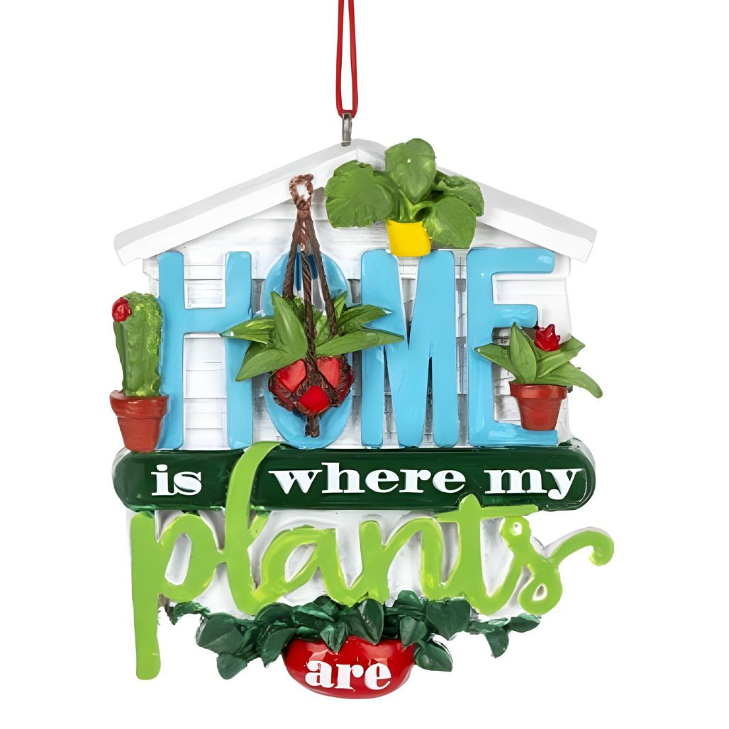 Garden Ornament - Home is Where My Plants Are