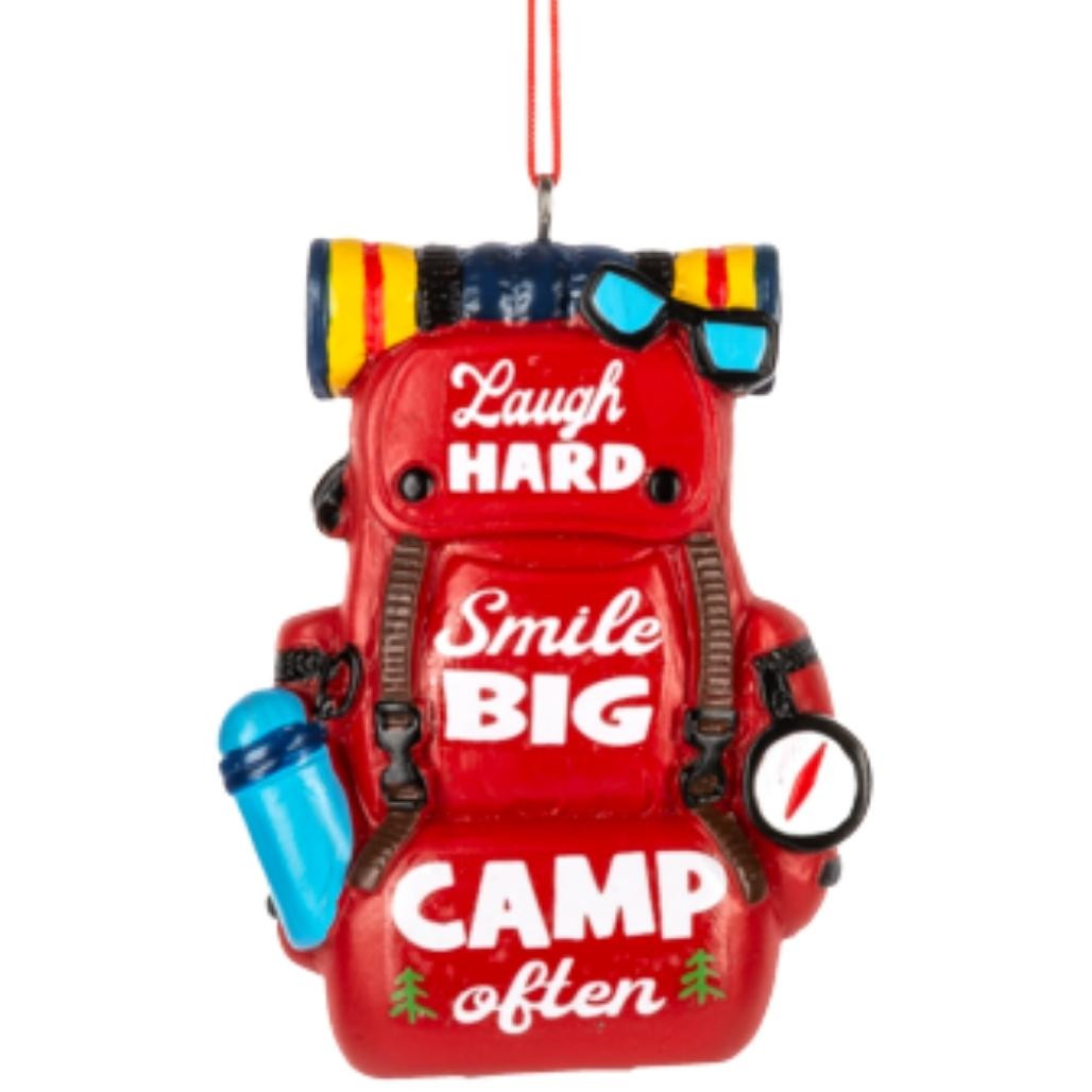Back Pack Ornament - Camp Often

