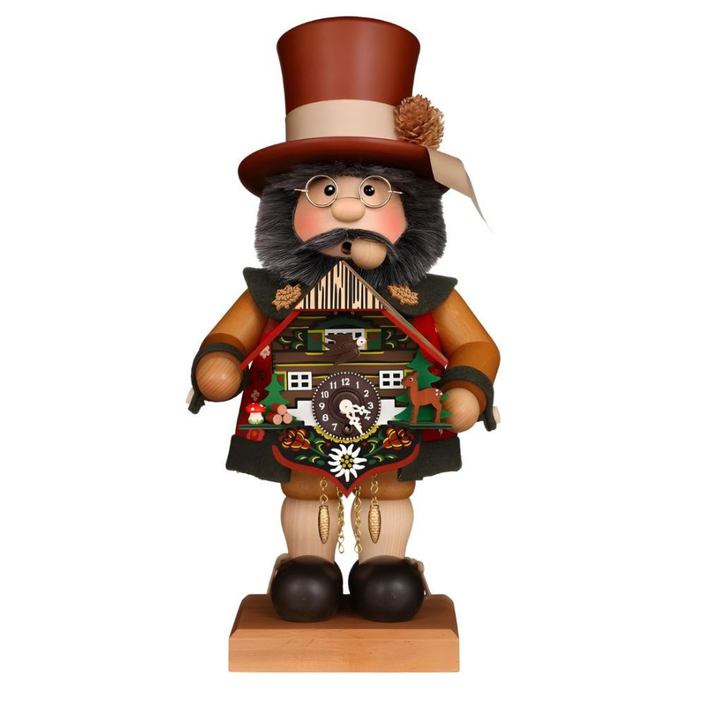 Clockmaker With Cuckoo Clock Nutcracker