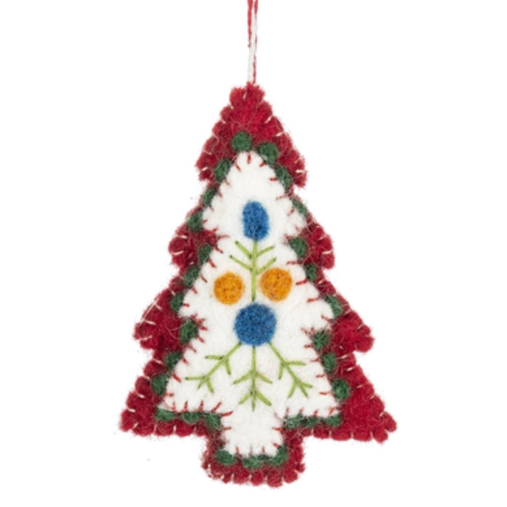 White Tree Ornament