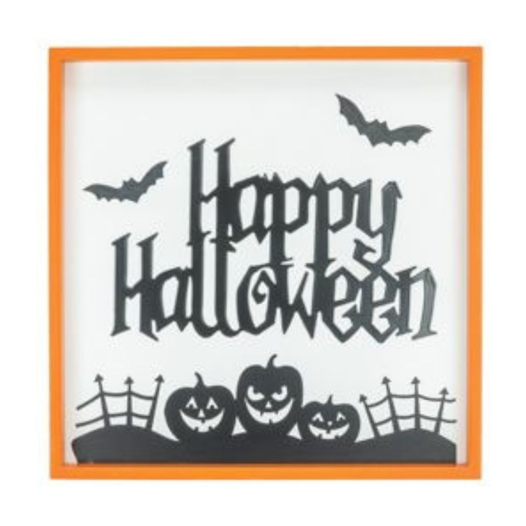 Happy Halloween Hanging Wood Sign
