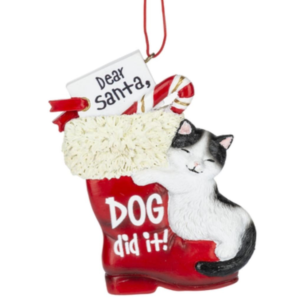Christmas Cat Ornament
