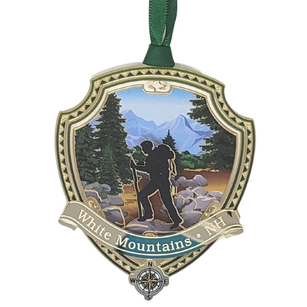 White Mountains Hiker Ornament