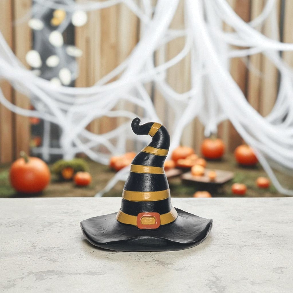 Yellow Witch Hat Figurine