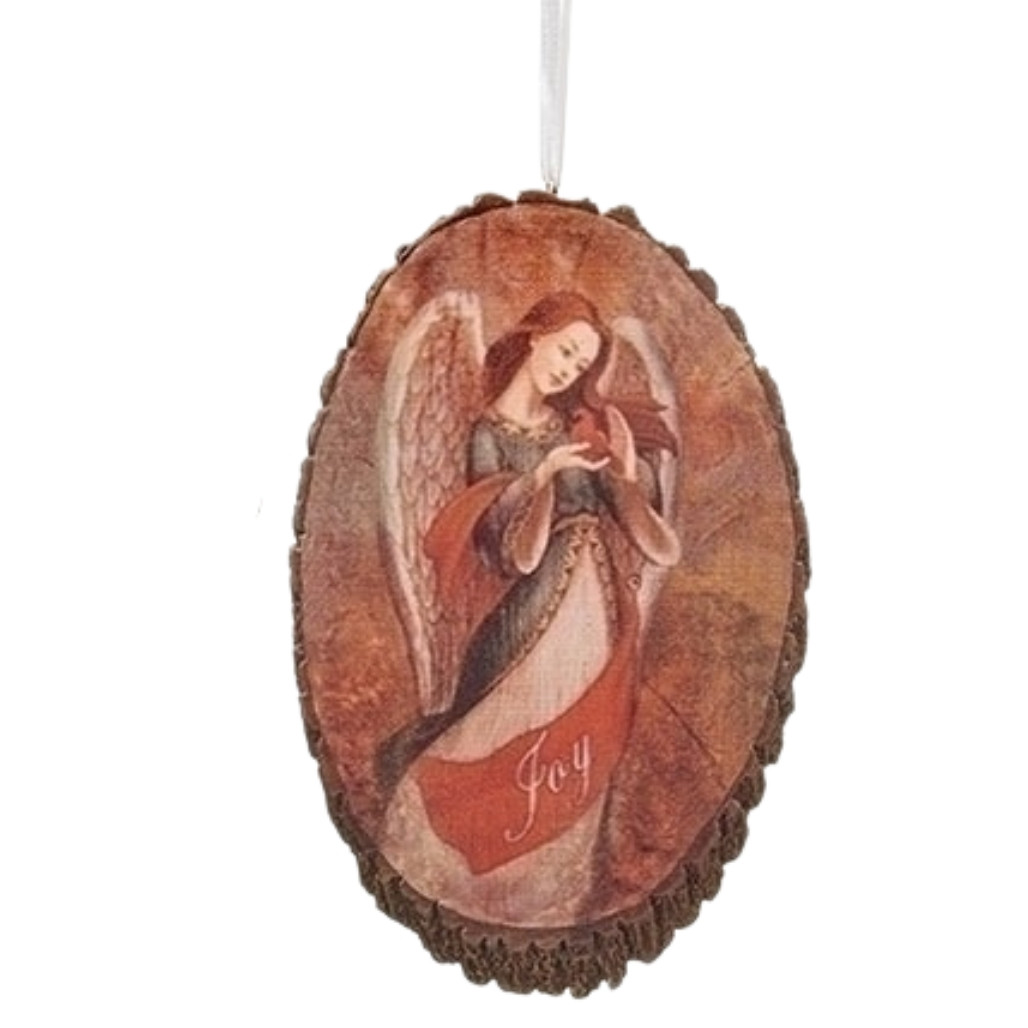 Roman - 5" "Joy" Printed Angel Ornament
