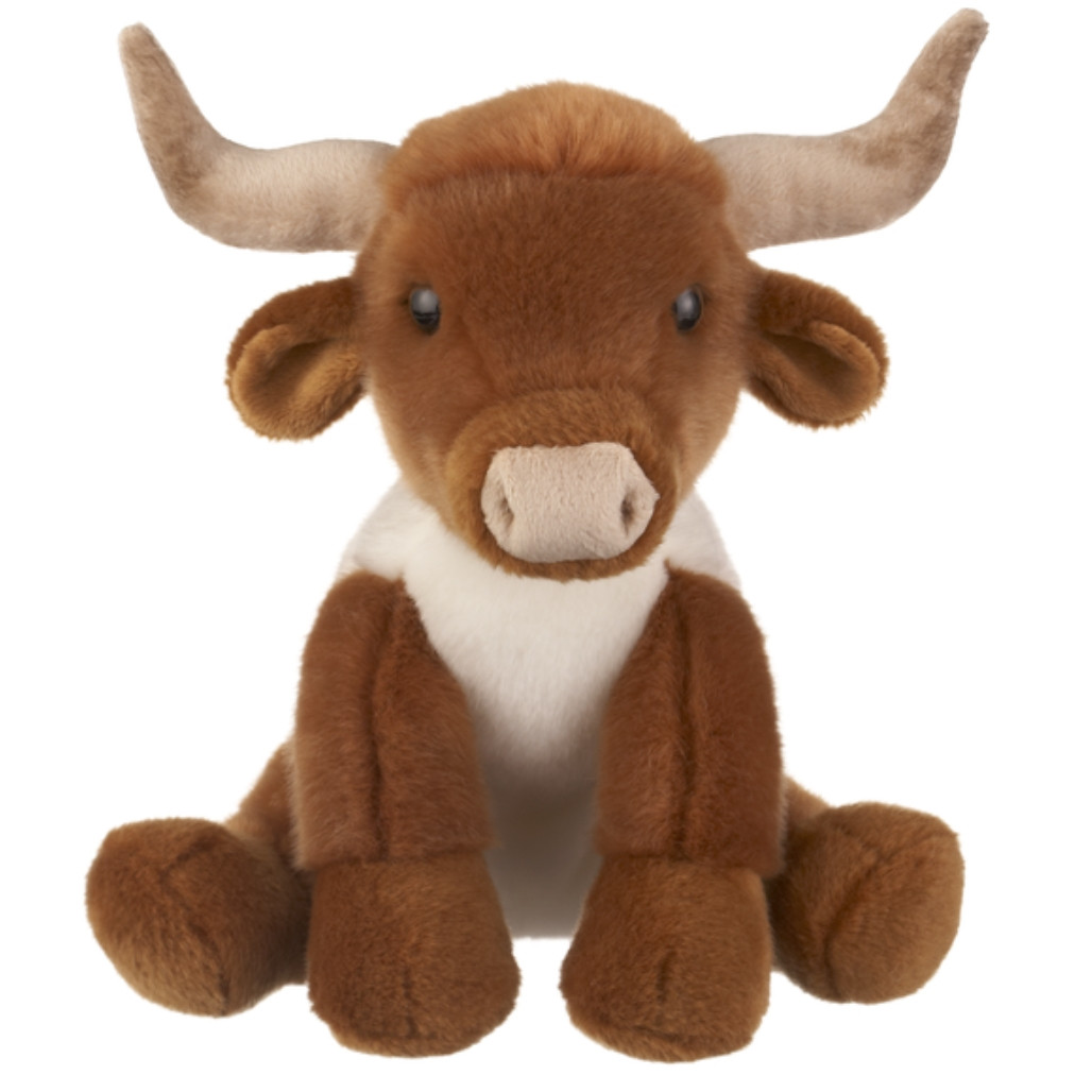 Plush Fluffy Longhorn Bull from the Heritage Collection