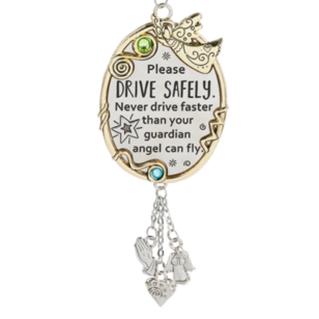Driver Car Charm Ornament- Please Drive Safely
