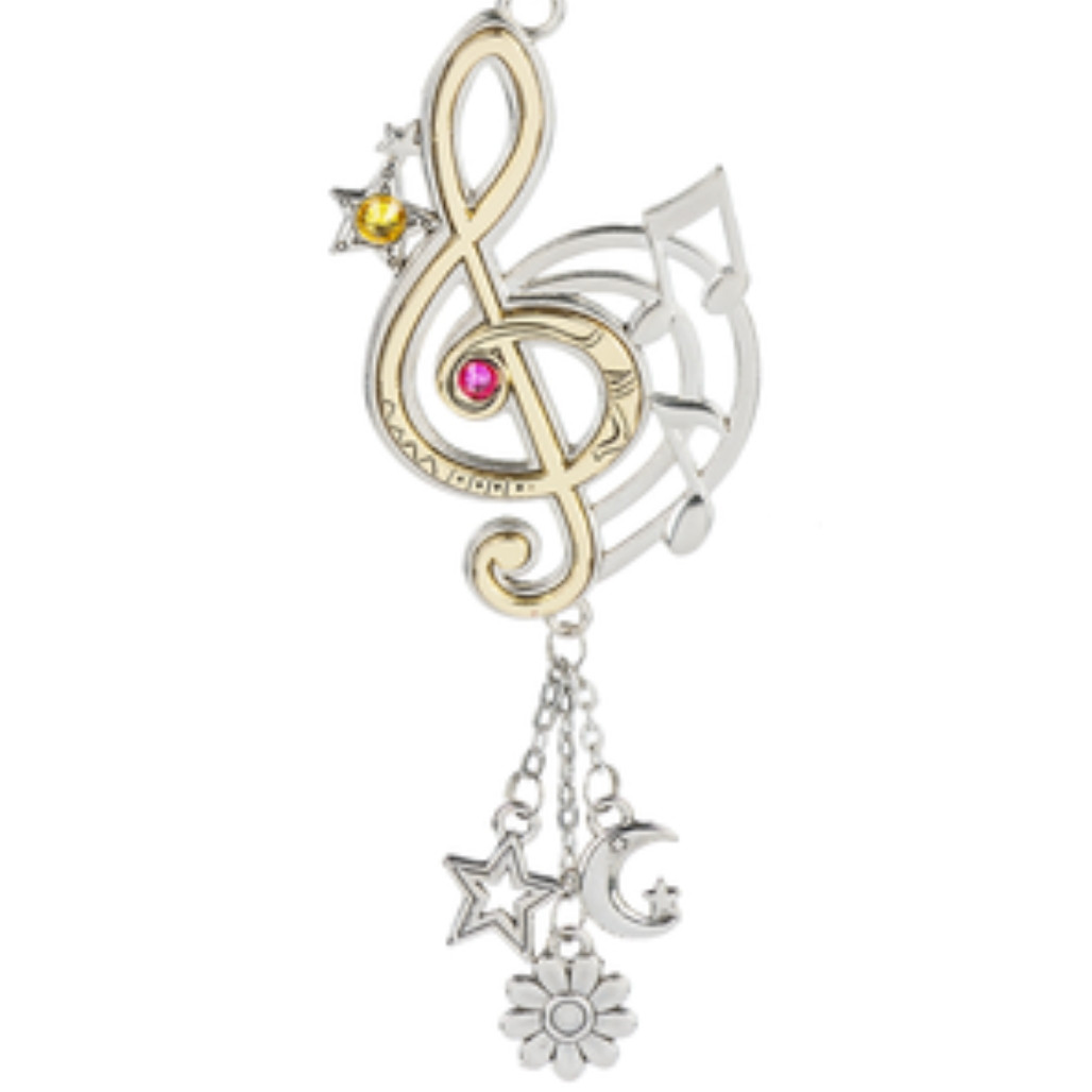 Treble Clef  Car Charm Ornament 

