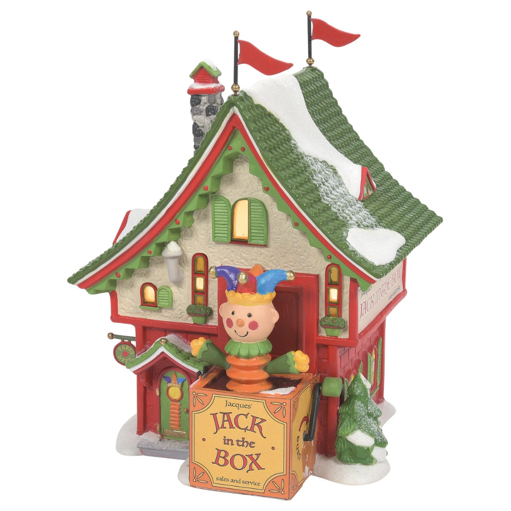 Department 56 - North Pole Village - Jacques Jack In The Box Shop
