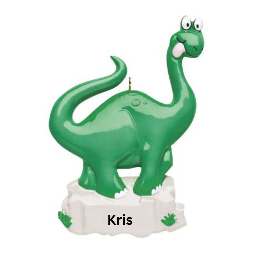 Personalized Dinosaur Ornament