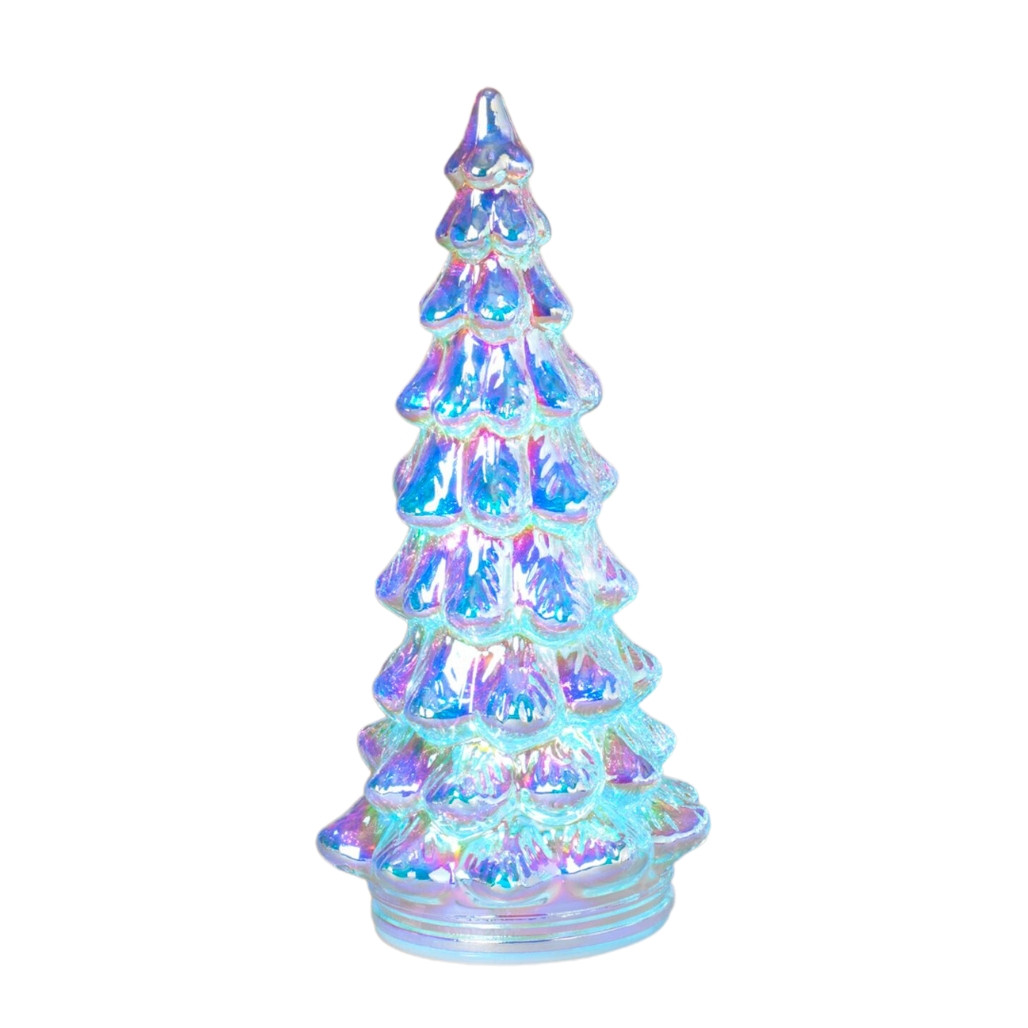 Small Irredescent Glass Tree