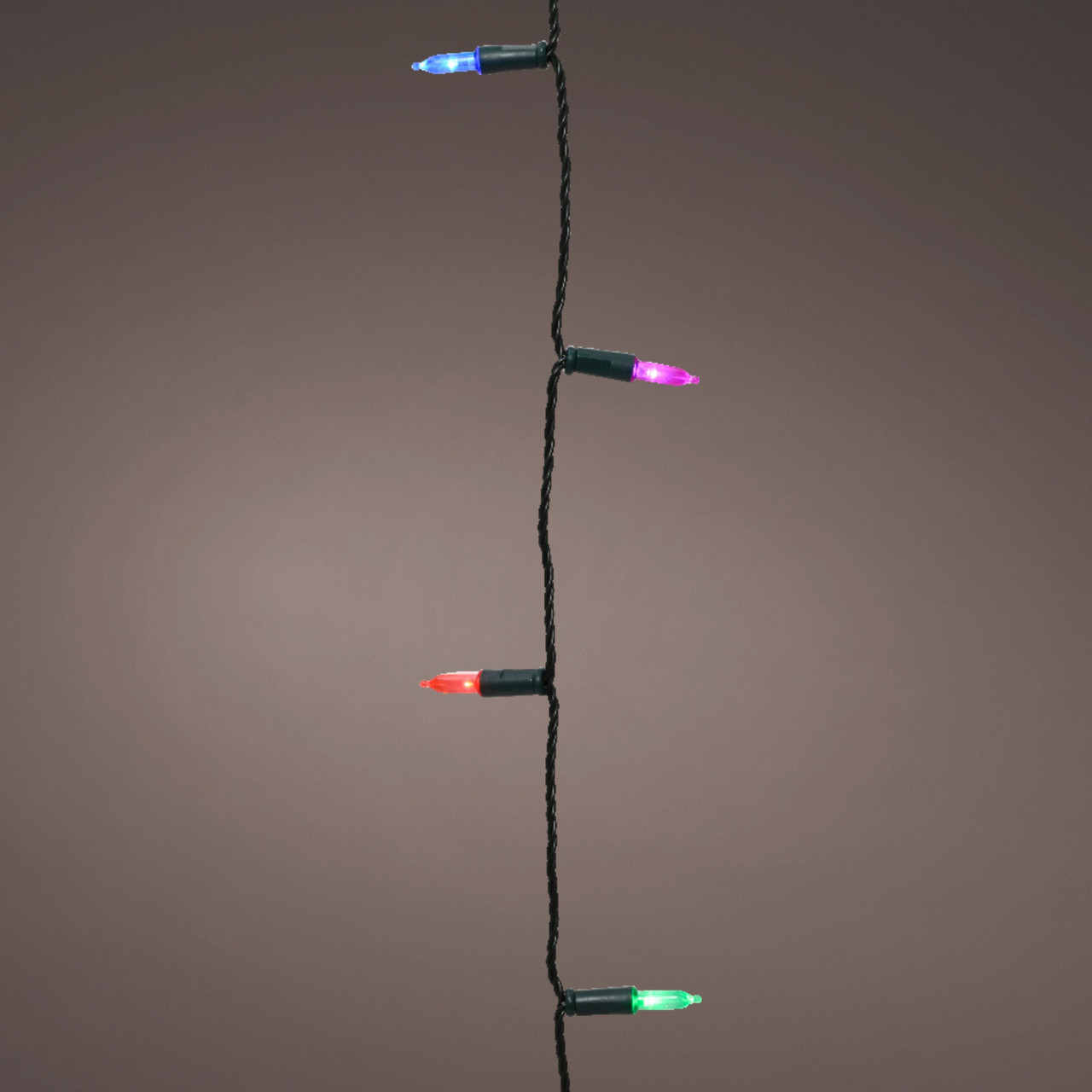 Lumineo 120 LED Multicolor Mini Lights Green Wire