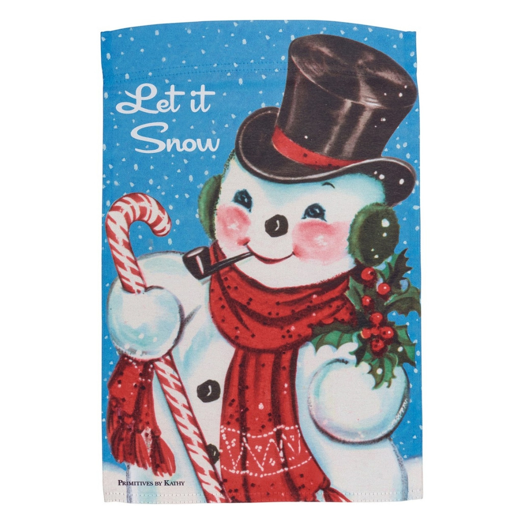 Let It Snow Garden Flag